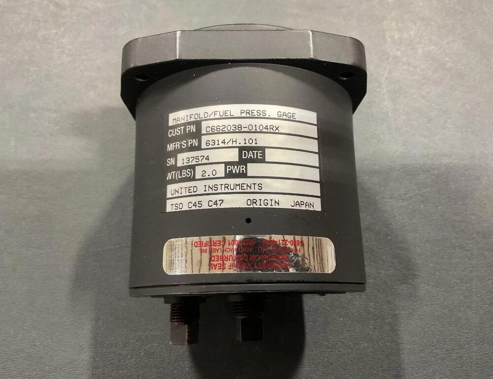 FOR SALE – MANIFOLD PRESSURE / FUEL FLOW INDICATOR