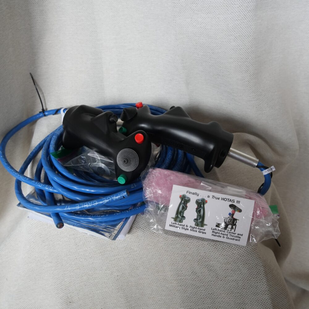 Stick Grips with Wiring – Infinity Aerospace Left and Right F-14 Military