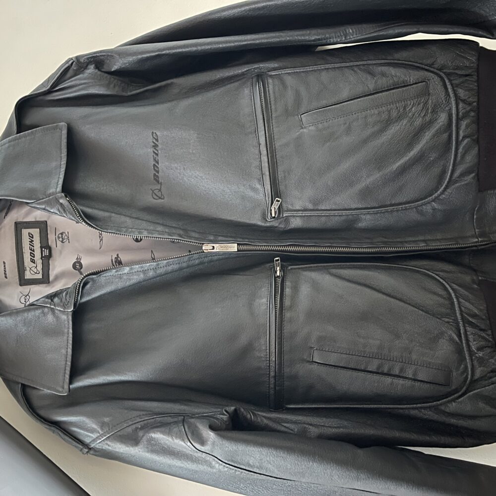 Boeing leather jacket 2XL