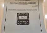 Neuwertiges Spannungs- und Stromversorgungsmessgerät von Electronics International VA-1A mit externem 100-A-Shunt.
