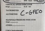 Airspeed indicator 3-1/8” (Double speed: knots + mph)