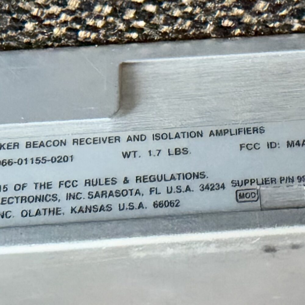 Bendix King KMA 26 audio panel 12/24V